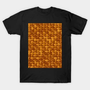 Light brown fabric pattern T-Shirt